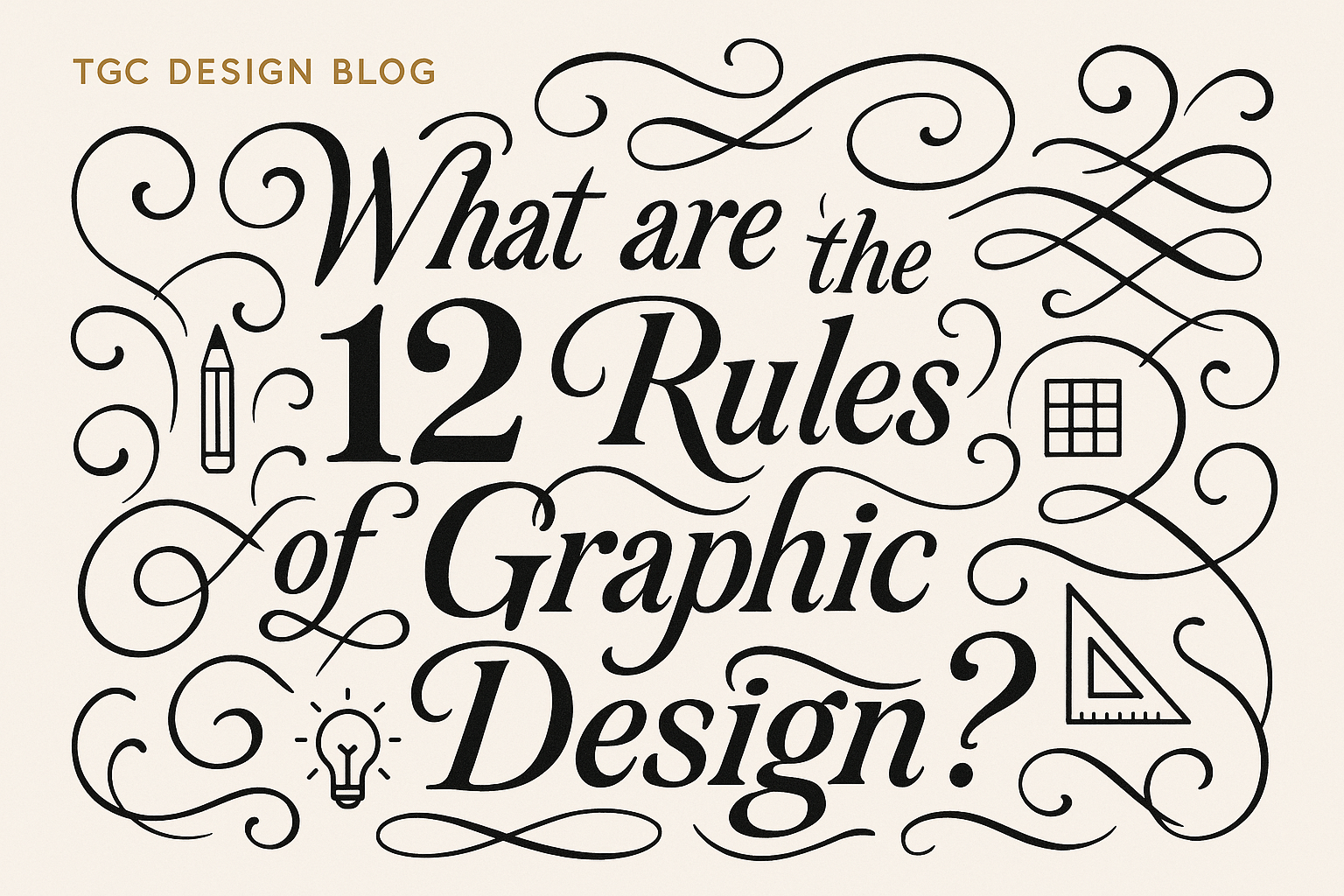 What are the 12 Rules of Graphic Design?